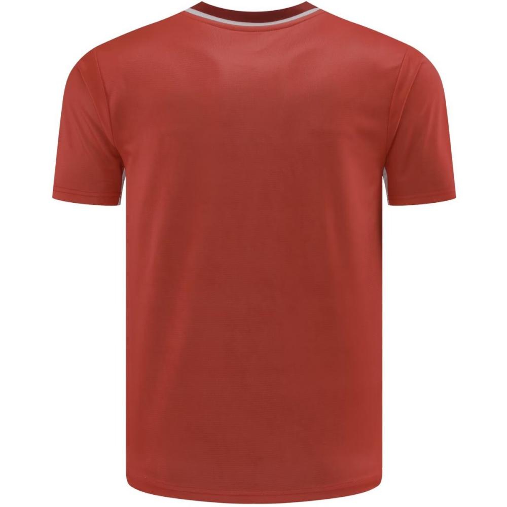 Herren  T-Shirts | T-Shirt Aus Interlock-Baumwolle Mit Colour-Blocking Am Ausschnitt Herren Herren