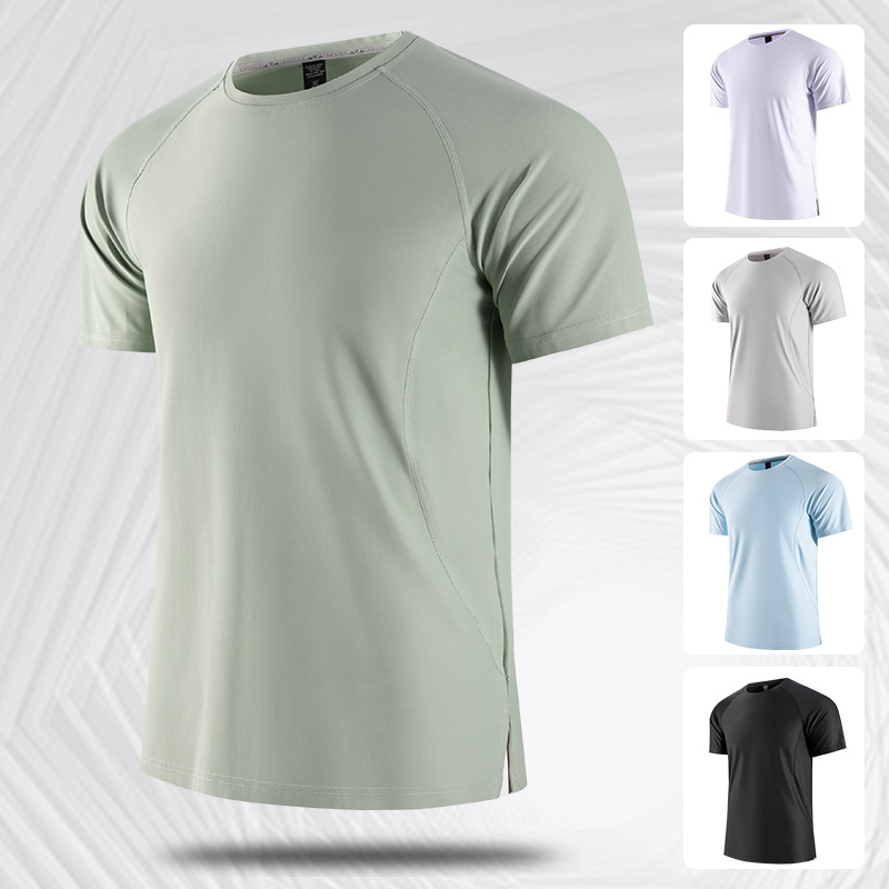 Herren  T-Shirts | T-Shirt Aus Verschiedenen Materialien Mit Performance-Stretch Herren Herren