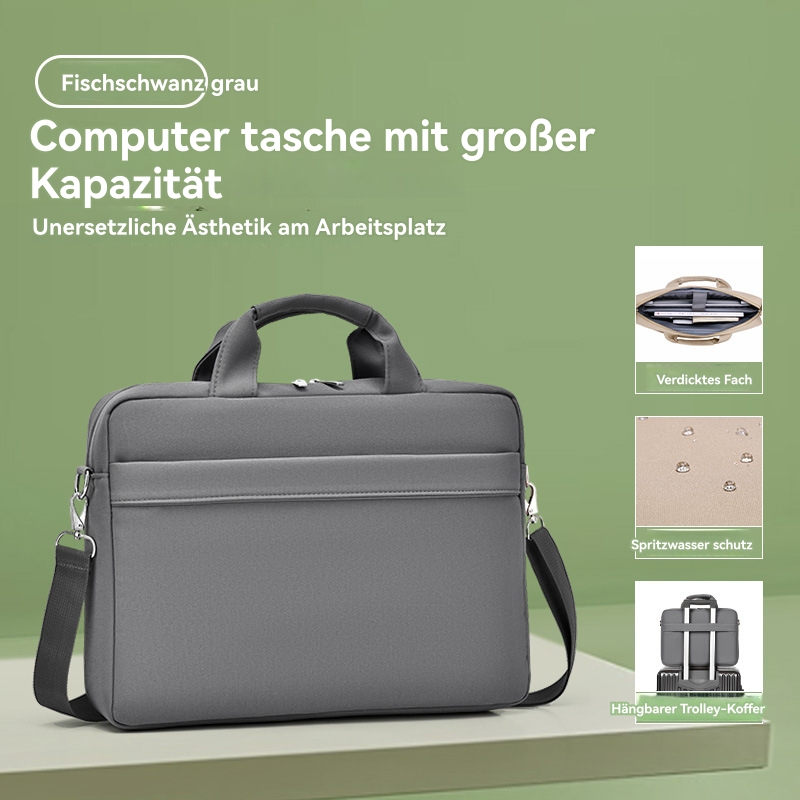 Herren  Taschen | Aktentasche Mit Logo-Schriftzug Und Mehreren Fächern Accessoires Herren