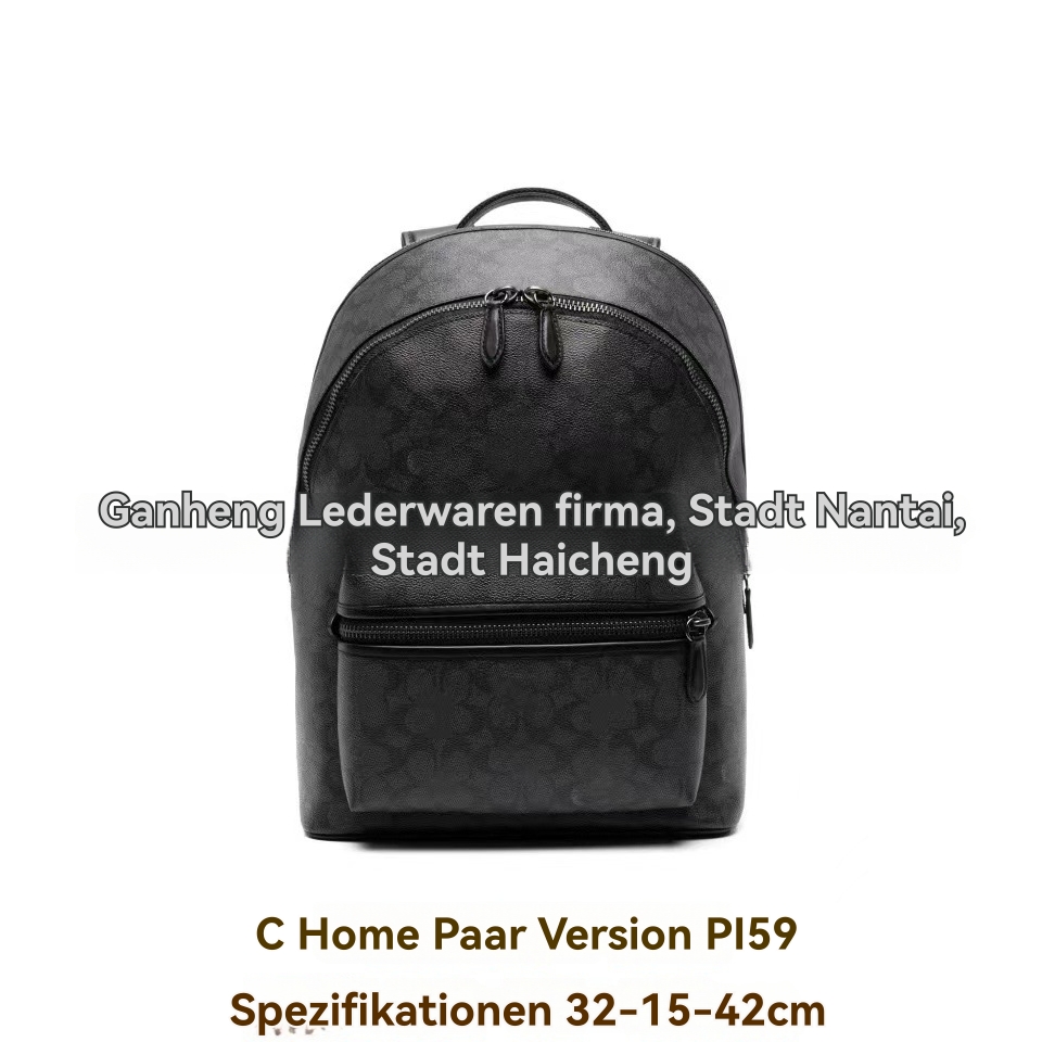 Herren  Taschen | Rucksack Aus Kunstleder Mit Sich Wiederholendem Logo Accessoires Herren