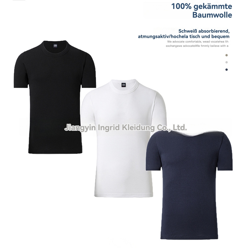 Herren  Unterwäsche | Zweier-Pack T-Shirts Aus Stretch-Baumwolle Mit Logo Herren Herren